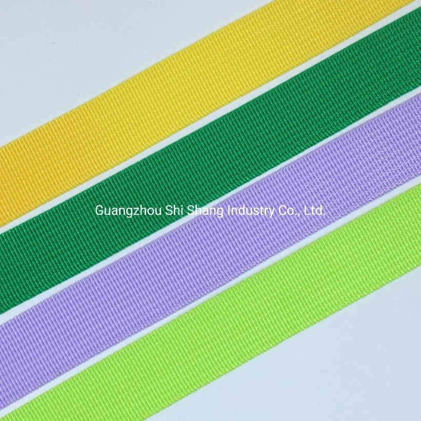 Recycled Polypropylene Straps Colorful Polyester Tapes Pit Pattern PP Webbing